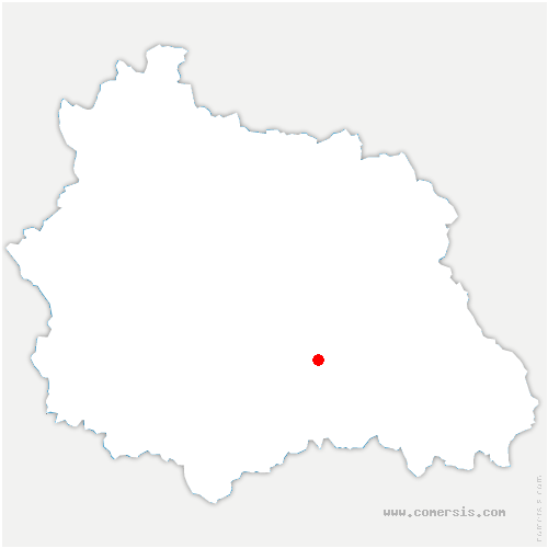 carte de localisation d'Aveizieux