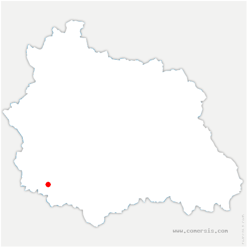 carte de localisation de Bagnols