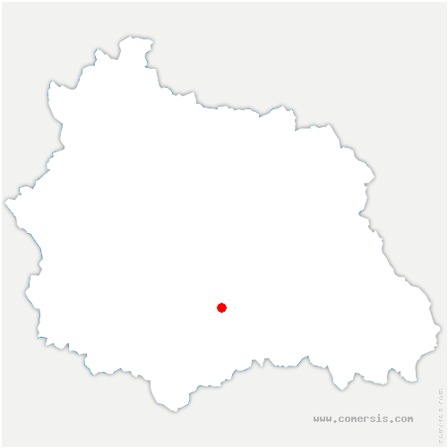 carte de localisation de Bègues