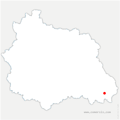 carte de localisation de Beurières
