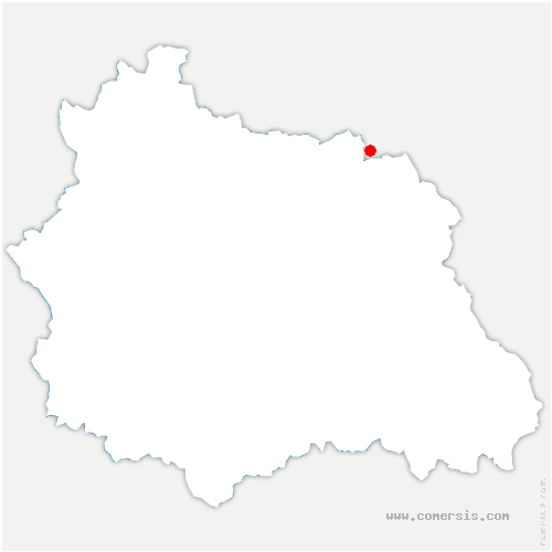 carte de localisation de Boisset