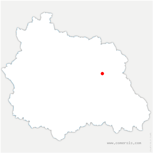 carte de localisation de Bort-l'Étang