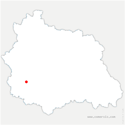 carte de localisation de la Bourboule