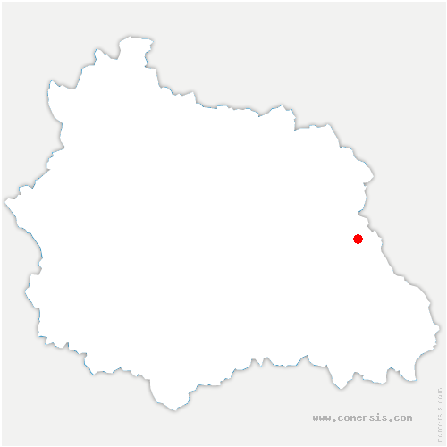 carte de localisation du Brugeron