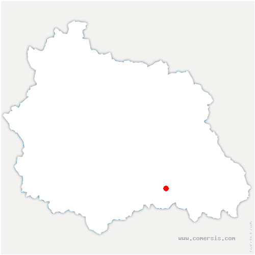 carte de localisation de Brugheas