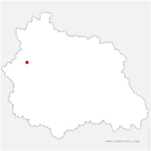 carte de localisation de Cervières