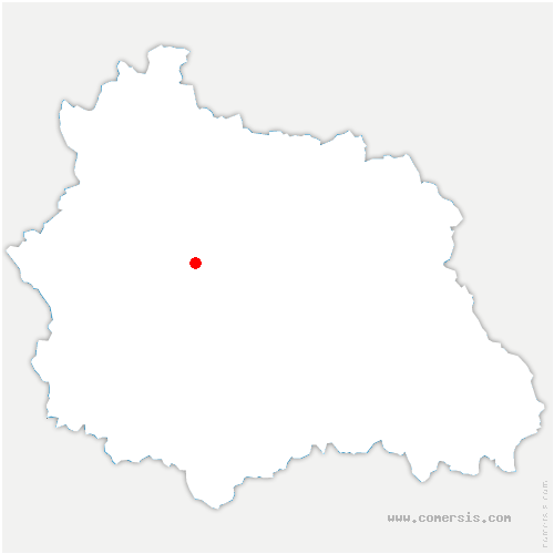 carte de localisation de Ceyssat