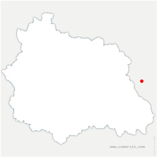 carte de localisation du Chambon-sur-Lignon