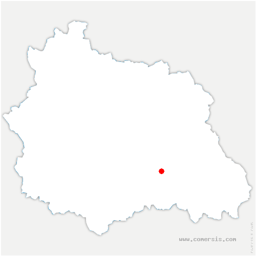 carte de localisation de Charmeil