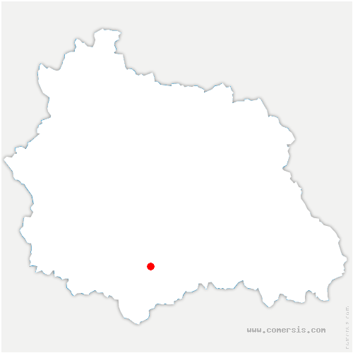 carte de localisation de Chassagne