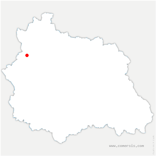 carte de localisation de Chausseterre