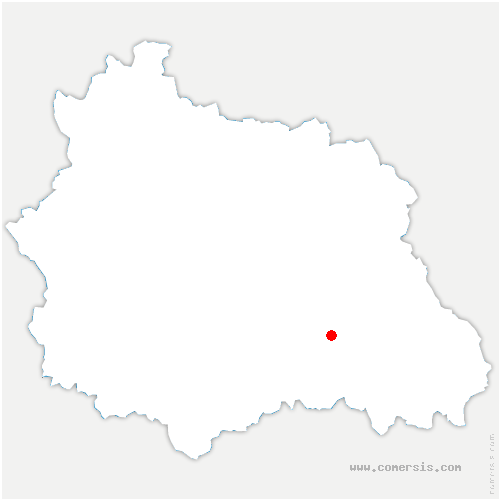 carte de localisation de Condat-lès-Montboissier