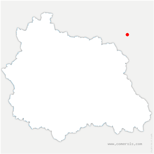 carte de localisation de Courteix