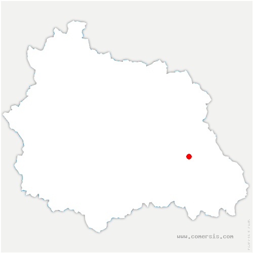 carte de localisation de Cunlhat