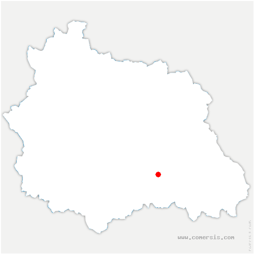 carte de localisation de Égliseneuve-des-Liards
