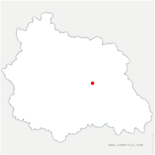 carte de localisation d'Égliseneuve-près-Billom