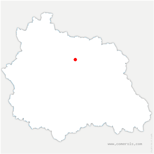 carte de localisation d'Ennezat