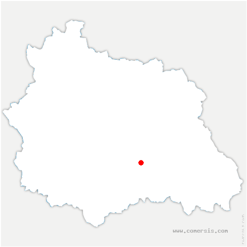carte de localisation d'Escurolles