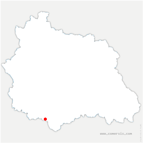 carte de localisation d'Espinchal