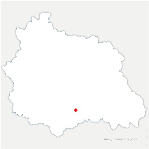 carte de localisation de Gignat