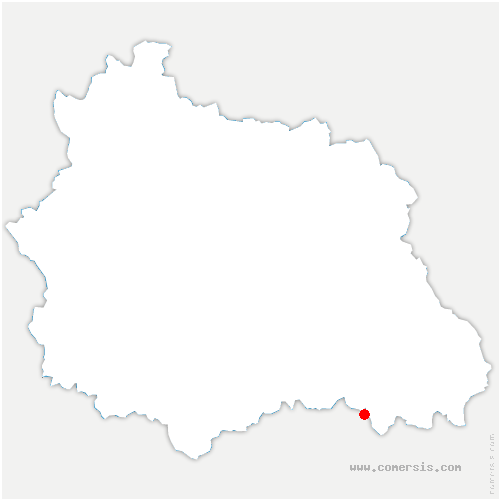 carte de localisation de Graix