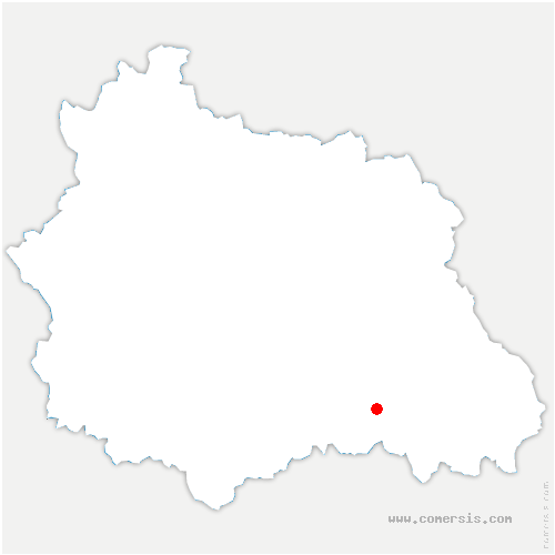 carte de localisation d'Hauterive