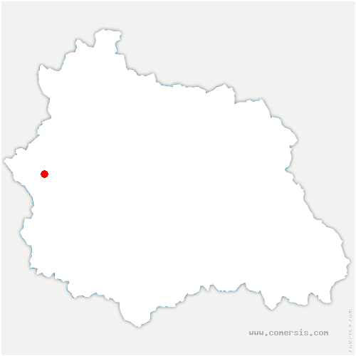 carte de localisation d'Herment