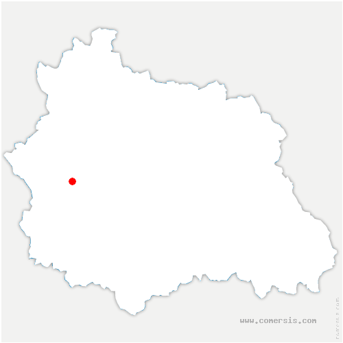 carte de localisation de Jeansagnière