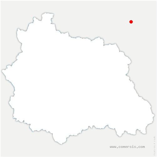 carte de localisation de Lamazière-Haute
