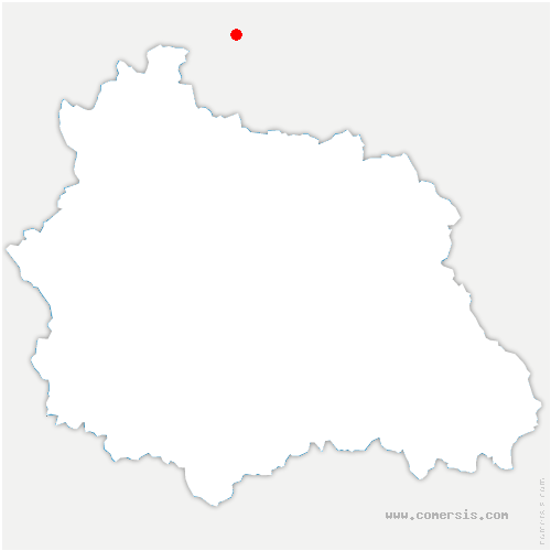 carte de localisation de Lanobre