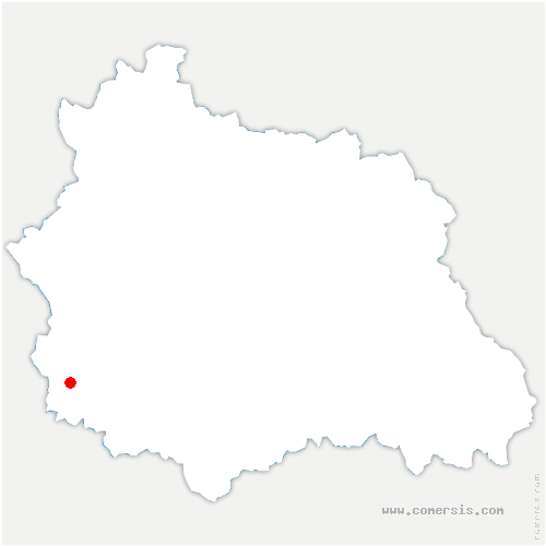 carte de localisation de Larodde
