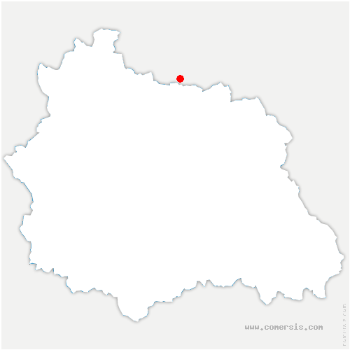 carte de localisation de Lugarde