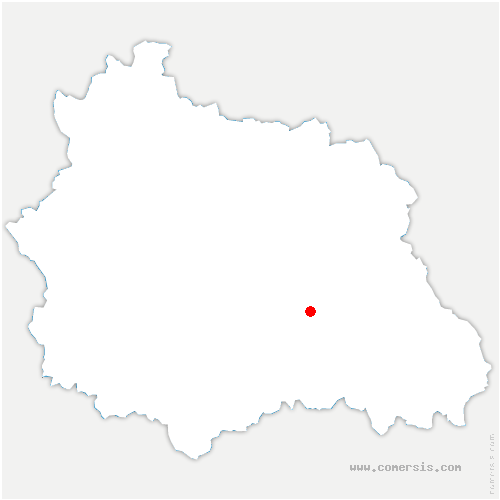 carte de localisation de Manglieu