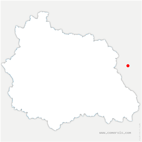 carte de localisation du Mas-de-Tence