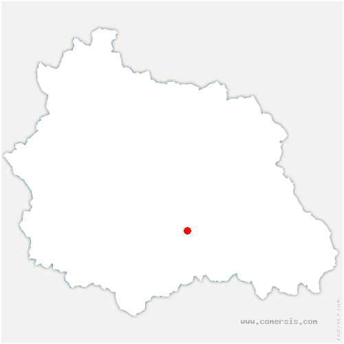 carte de localisation du Mayet-d'École
