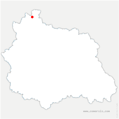 carte de localisation de Montaigut