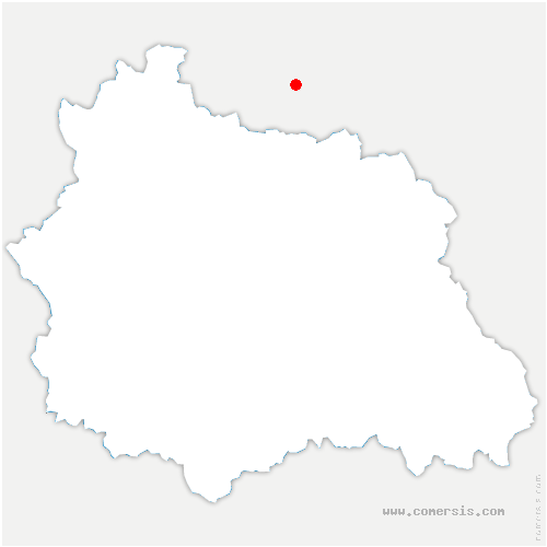 carte de localisation de Montboudif