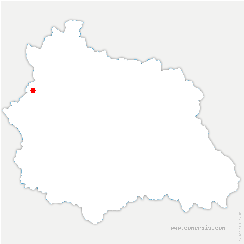carte de localisation de Montel-de-Gelat