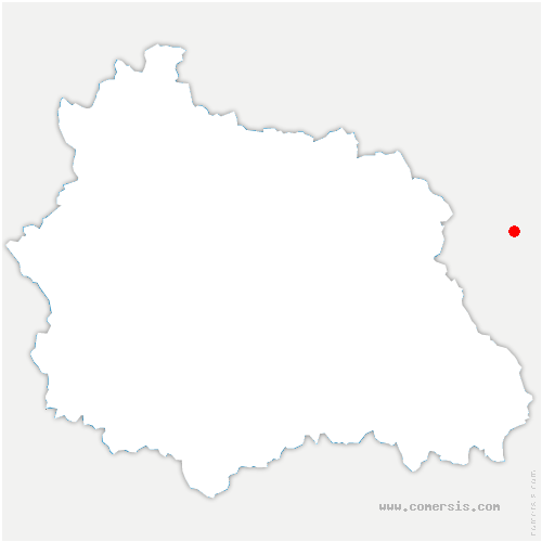 carte de localisation de Montregard