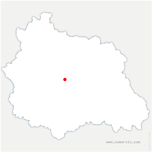 carte de localisation de Montverdun