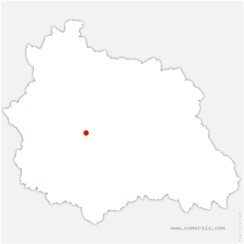 carte de localisation de Nébouzat