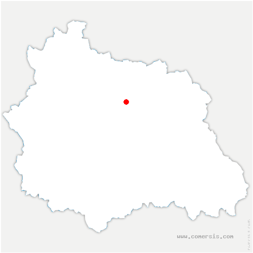 carte de localisation de Néronde