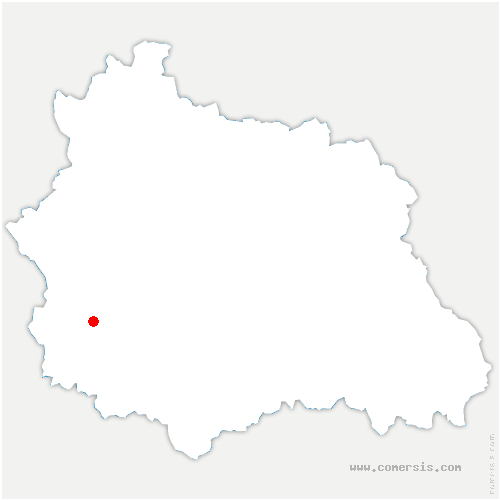 carte de localisation de la Petite-Marche