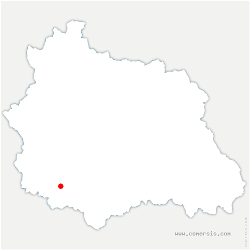 carte de localisation de Picherande