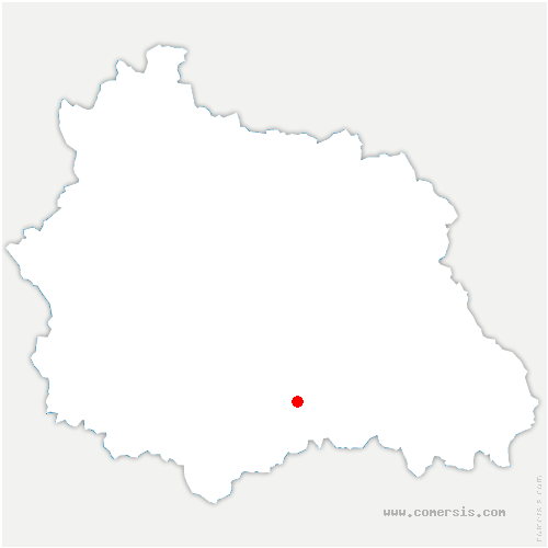 carte de localisation de Poëzat