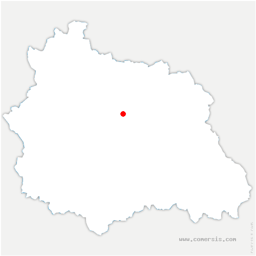 carte de localisation de Pouilly-lès-Feurs