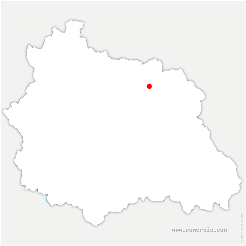 carte de localisation de Roche-en-Régnier