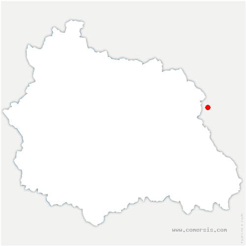 carte de localisation de Roche-le-Peyroux