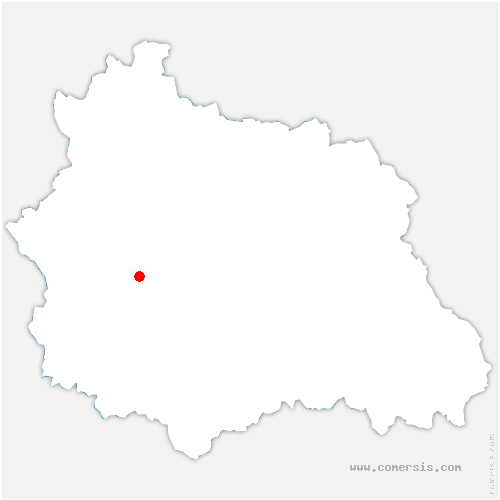 carte de localisation de Rochefort-Montagne
