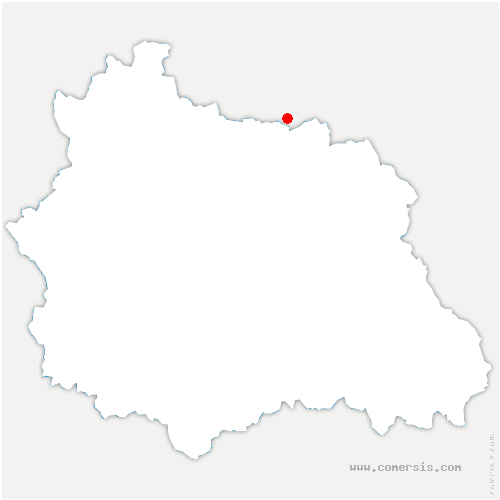 carte de localisation de Saint-Bonnet-de-Condat